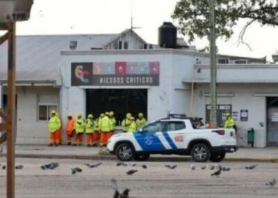 Paro en la Terminal Puerto Rosario por la muerte de un operario