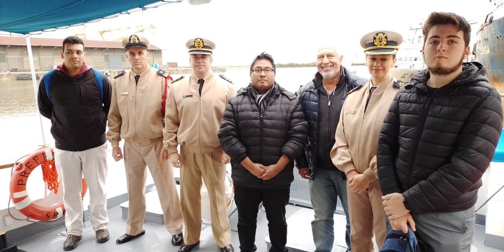 El Leloir embarcó a futuros ingenieros navales