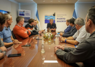 Puerto Madryn: mesa de trabajo analiza las inversiones portuarias