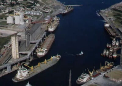Puerto Quequén: ingresaron 21 buques y aumentó las toneladas exportadas