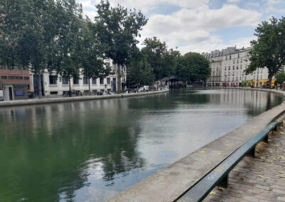 El Canal Saint Martin y la vía navegable sobre la avenida Juan B Justo que no fue 