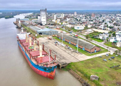 Comenzó otra exportación desde el puerto de Concepción del Uruguay
