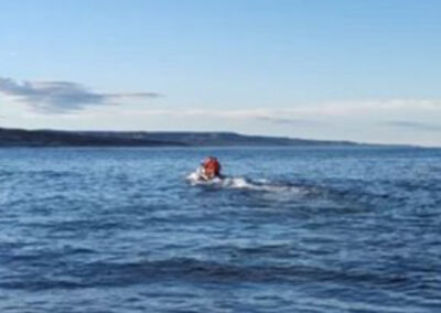 Prefectura rescató a pescadores a la deriva