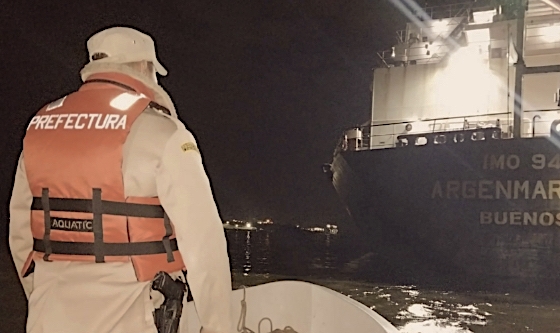 Dos buques colisionaron a la altura de Ramallo en el río Paraná