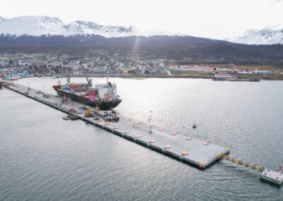 La obra del Puerto de Ushuaia fortalece el posicionamiento de Tierra del Fuego