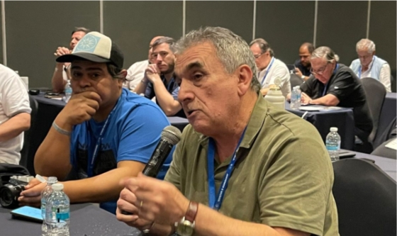 Schmid argumenta a favor del peaje en la Hidrovía durante la Conferencia Regional de América Latina en Cancún