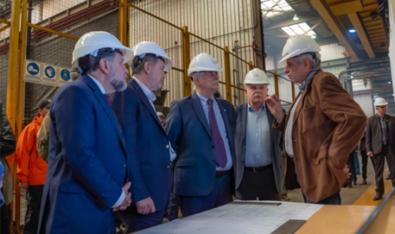 Astillero Tandanor: Taiana inspeccionó la casa principal de la futura nueva Base Conjunta Antártica Petrel 