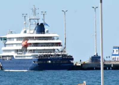 El primer crucero de la temporada 2023/2024 llega a Puerto Madryn en octubre