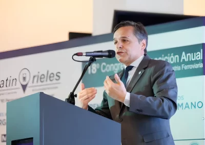 Giuliano encabezó la apertura del Congreso Latinrieles 2023: “El tren devuelve capacidad económica y desarrollo a las y los argentinos”