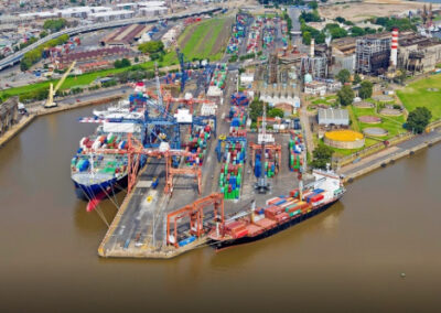 La Terminal Portuaria Bactssa anunció su retiro de Argentina