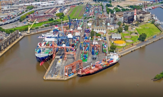 La Terminal Portuaria Bactssa anunció su retiro de Argentina