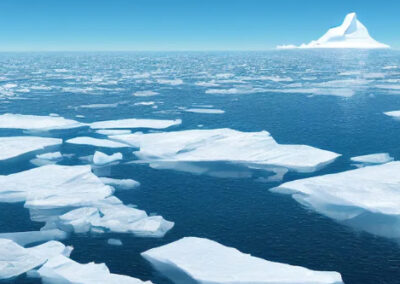 Se reduce la capa de hielo de la Antártida con la ola de calor más intensa jamás medida