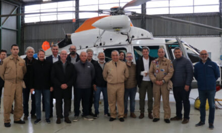 Prefectura y Cámara de Practicaje y Pilotaje en capacitación de evacuaciones aéreas