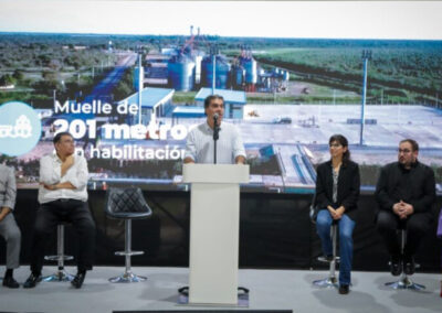 Puerto Las Palmas: inauguran obras que superan los 32 millones de dólares