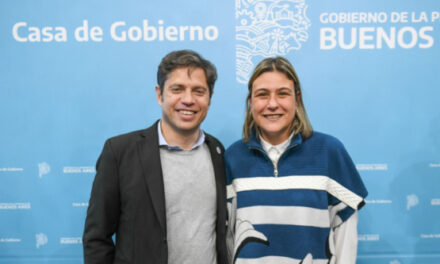 Cecilia Comerio participa en reunión con el gobernador Axel Kicillof 