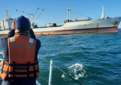 Prefectura inició actuaciones sumariales a buque que operó en Malvinas sin autorización del Estado argentino