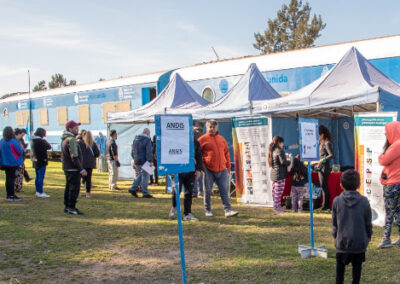 Más de 200 nicoleños y nicoleñas se acercaron al Tren Sanitario