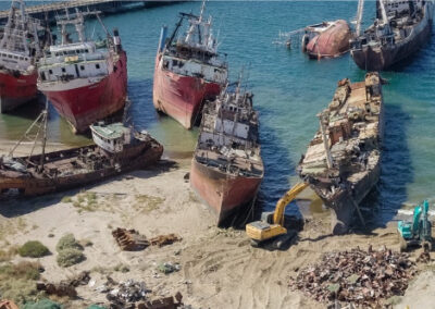 Extracción, desguace y disposición final de buques en Puerto Madryn: un logro en beneficio del medio ambiente y la comunidad