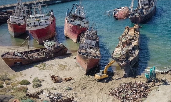 Extracción, desguace y disposición final de buques en Puerto Madryn: un logro en beneficio del medio ambiente y la comunidad