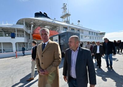 Arrancó la temporada de cruceros en Puerto Madryn