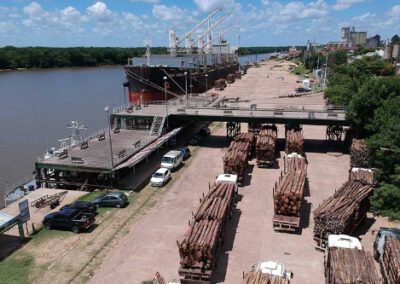Los puertos entrerrianos registran una histórica actividad portuaria en 2023