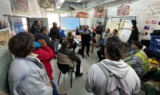 Capacitación de pescadores artesanales en Mar del Plata