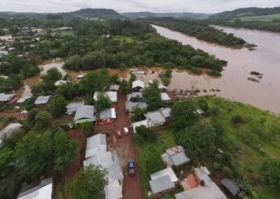 Alerta en Municipios Costeros de Misiones Ante Pronunciada Crecida del Río Uruguay