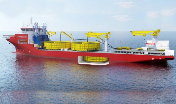 Jan De Nul anuncia la adquisición del revolucionario buque cablero para fortalecer la transición energética