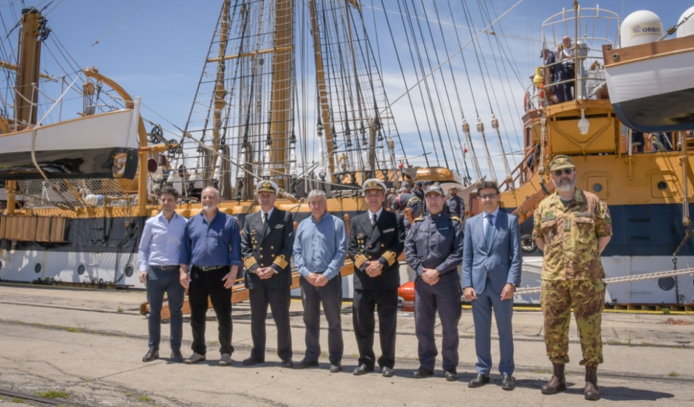 Astillero Río Santiago dará mantenimiento al emblemático buque escuela italiano “Américo Vespucio”