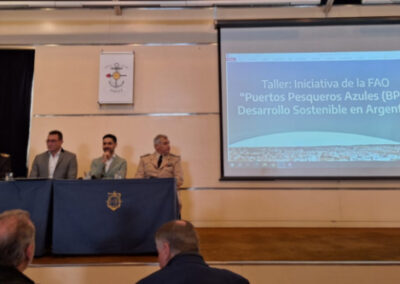 Prefectura participa en el taller “Puertos Pesqueros Azules”