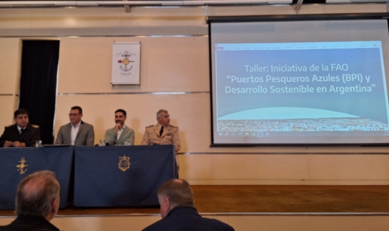 Prefectura participa en el taller “Puertos Pesqueros Azules”