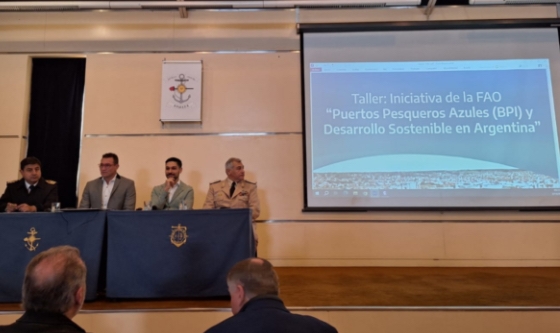 Prefectura participa en el taller «Puertos Pesqueros Azules”