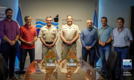 Puerto Madryn: Enrique Calvo resalta el legado de colaboración de la APPM con la Prefectura
