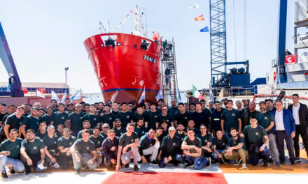 El Astillero Naval Federico Contessi botó el Pesquero «Yani G”