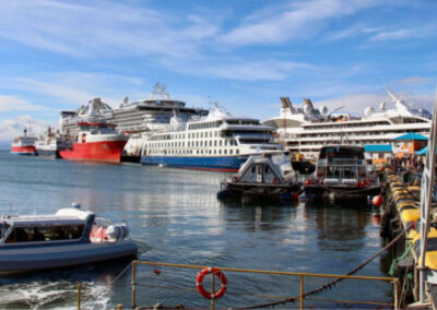 El Puerto de Ushuaia se prepara para un noviembre récord con 32 recaladas de cruceros