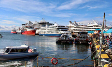 El Puerto de Ushuaia se prepara para un noviembre récord con 32 recaladas de cruceros