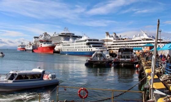 El Puerto de Ushuaia se prepara para un noviembre récord con 32 recaladas de cruceros