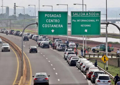 Extensión de horarios para control de cargas en el Puente Internacional San Roque González de Santa Cruz 