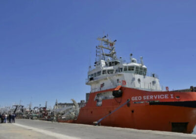 El Puerto de Mar del Plata recibió al Geo Service I marcando el inicio de un proyecto Offshore de gran envergadura