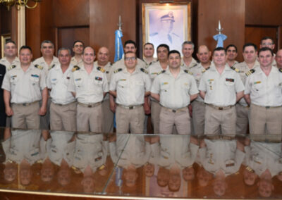 Celebración de Bodas de Plata de oficiales en la Prefectura Naval Argentina