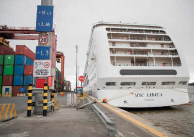 AGP dispuso un esquema operativo de emergencia para los cruceros tras el temporal que afectó la terminal Quinquela Martín