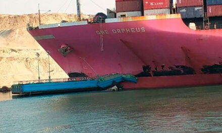 Canal de Suez habilitó un desvío temporal para mantener abierto el tráfico