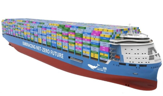 Astillero Chino Jiangnan revela diseño de portacontenedores de propulsión nuclear más grande del mundo
