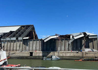 El Puerto de Bahía Blanca sigue sin operar tras el temporal