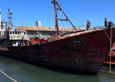 El Puerto de Mar del Plata avanza en la recuperación de espacio operativo