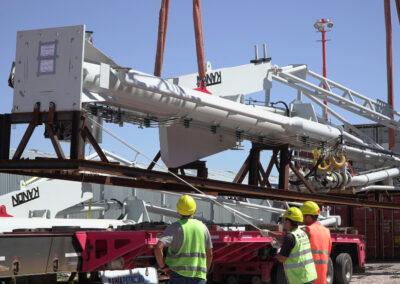 El Puerto de Bahía Blanca moderniza su infraestructura con la incorporación de tres brazos marinos de carga