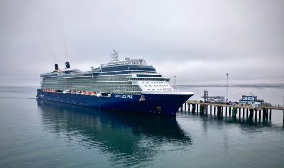 Celebrity Eclipse llega a Puerto Madryn, marcando la primera de nueve paradas