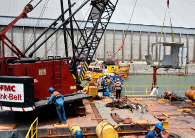 Fuerte impacto del temporal en las exportaciones de granos por el puerto de Bahía Blanca