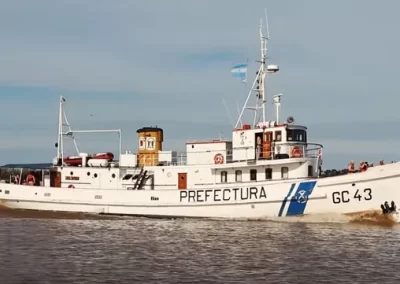 Llegó a Rosario el guardacostas “Mandubí” de la Prefectura Naval Argentina