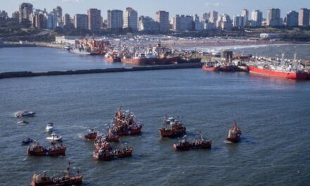 Se realizó en Mar del Plata la tradicional procesión náutica de las lanchas amarillas